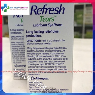 Nước mắt nhân tạo Refresh lọ 15ml