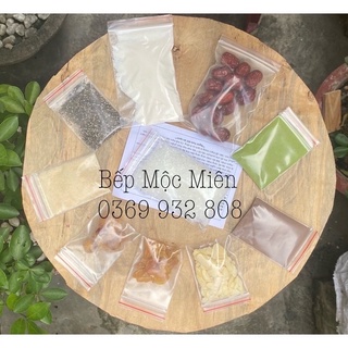 Set chè khúc bạch chuẩn vị nấu 30 chén (Set lớn)