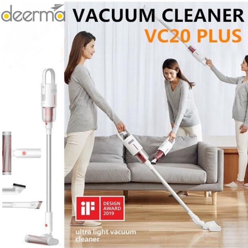 (*)GIAO HỎA TỐC MÁY HÚT BỤI Không Dây Cầm Tay Deerma VC20 Plus Công suất 150W, Pin 2200mAh