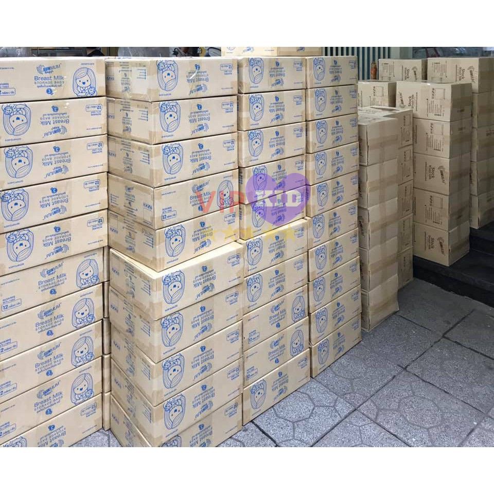 Túi trữ sữa Sunmum nhập khẩu Thái Lan chính hãng an toàn tiện lợi với dung tích 100ml, 250ml - VIPKID