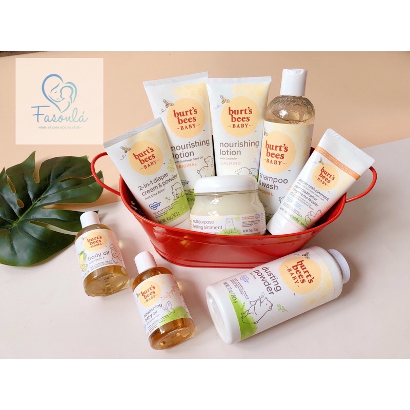 SỮA TẮM GỘI CHO BÉ HIỆU BURTS BEES size 235-350-620ml