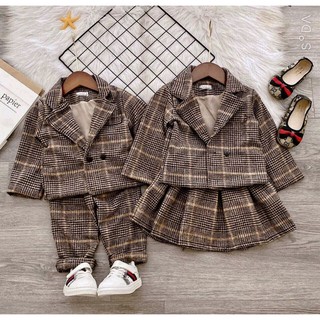 bộ vest bé trai/gái