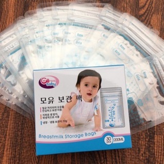 Hộp 30 túi trữ sữa GB Baby 200ml