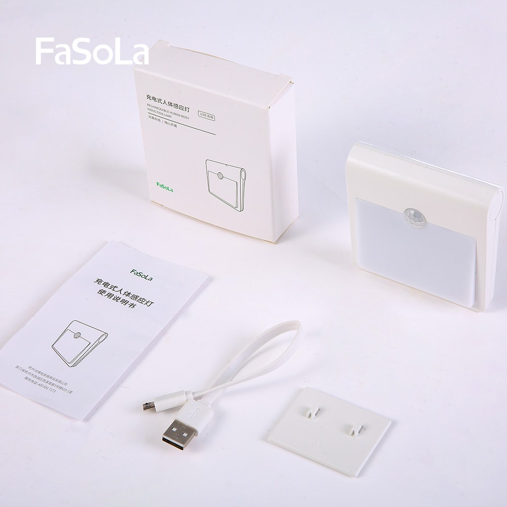 Đèn ngủ cảm biến thông minh (loại sạc) có thể tháo rời FASOLA FSLDZ-281