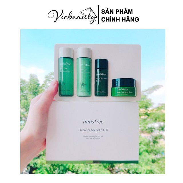 Bộ Dưỡng Da Innisfree Green Tea Special Kit EX Mini 4 Món - Khongcoson | BigBuy360 - bigbuy360.vn