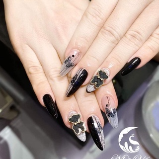 Set 5 Charm Gấu Vintage Cổ Điển Đính Móng – Phụ Kiện Nail Phong Cách Sang Trọng