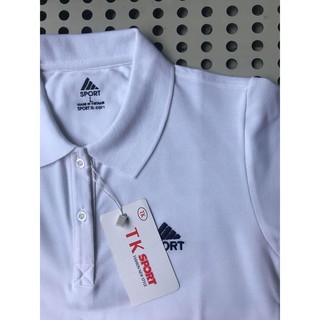 Áo thun cá sấu nữ - trắng