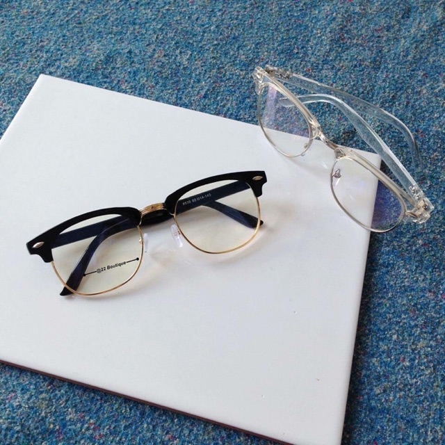 [SIÊU ĐẸP] MẮT KÍNH GIẢ CẬN NỬA GỌNG SIÊU HOT 2 MÀU CÁ TÍNH | BigBuy360 - bigbuy360.vn