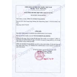 KHẨU TRANG WAKAMONO (4 LỚP, HỘP 10 CÁI)