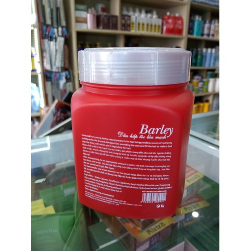 Ủ tóc lúa mạch Barley LK 1000ml 💞CHÍNH HÃNG💞hương thơm sang trọng nuôi dưỡng phục hồi tóc uốn, duỗi, nhuộm