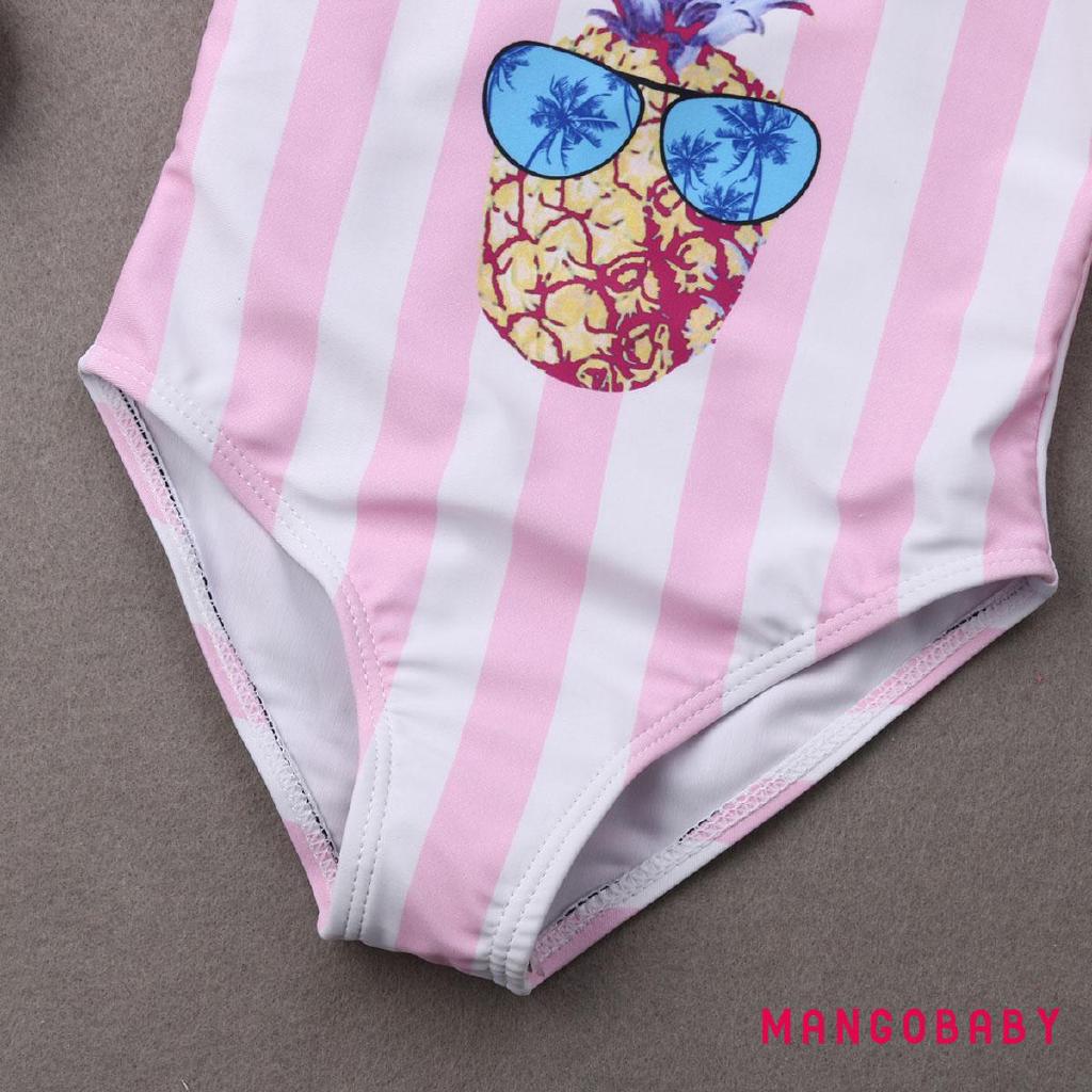 ☞Mg-gia Đình Phù Hợp Với Đồ Bơi Mẹ Con Gái Nữ Bé Gái Một Mảnh Bikini Đồ Bơi