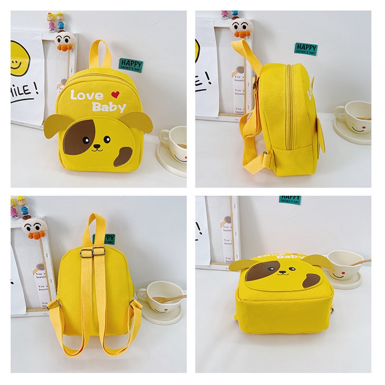 Balo cho bé học mẫu giáo siêu nhẹ hình thú - kích thước 19*8*23cm