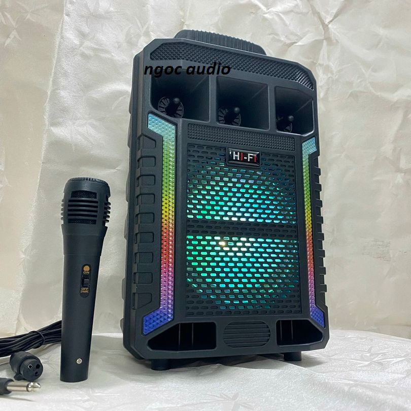 Loa Kéo Bluetooth Kimiso SZ-1627 , Tặng Kèm Micro Có Dây - Chuyên Hát Karaoke - Loa Di Động