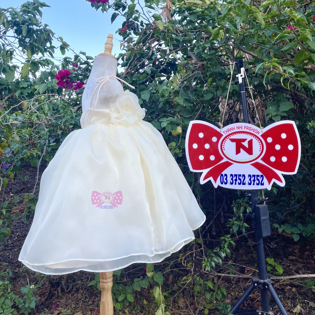 Đầm Công Chúa Bé Gái, Váy Công Chúa Voan Vàng Màu Nắng Nhẹ Cao Cấp Cực Xinh Cho Bé Yêu - TN26420220010
