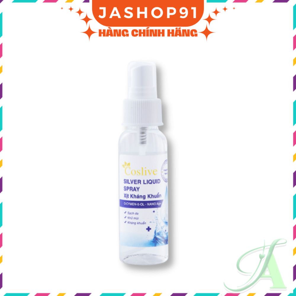 Xịt Kháng Khuẩn Nano Bạc COSLIVE 70ML - jashop91