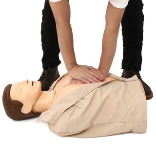 Người giả CPR loại cơ (Hình nộm bán thân, có phổi giả để hô hấp nhân tạo) mô hình ép tim thổi ngạt