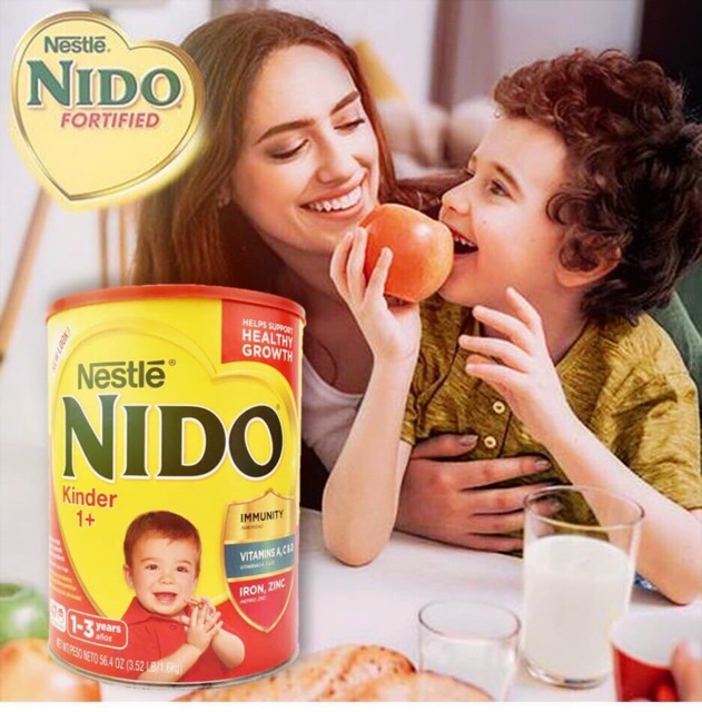 (air 8/21) Sữa Nestlé NIDO nắp đỏ 1.6 KG cho bé từ 1 tuổi