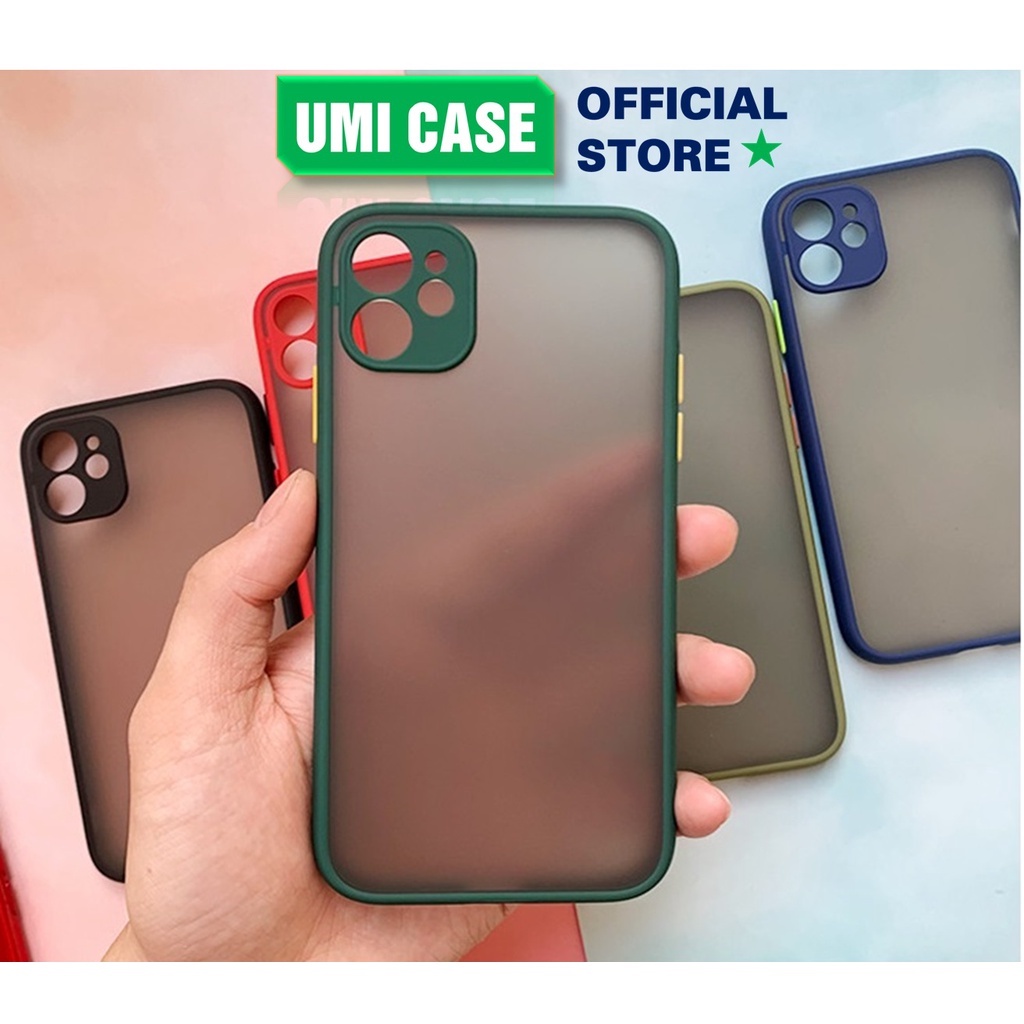 Ốp điện thoại trong mờ viền khác màu độc đáo đẹp mắt cho iPhone11/11Pro 11pro Max X XR XS XS MAX 7 8 plus SE