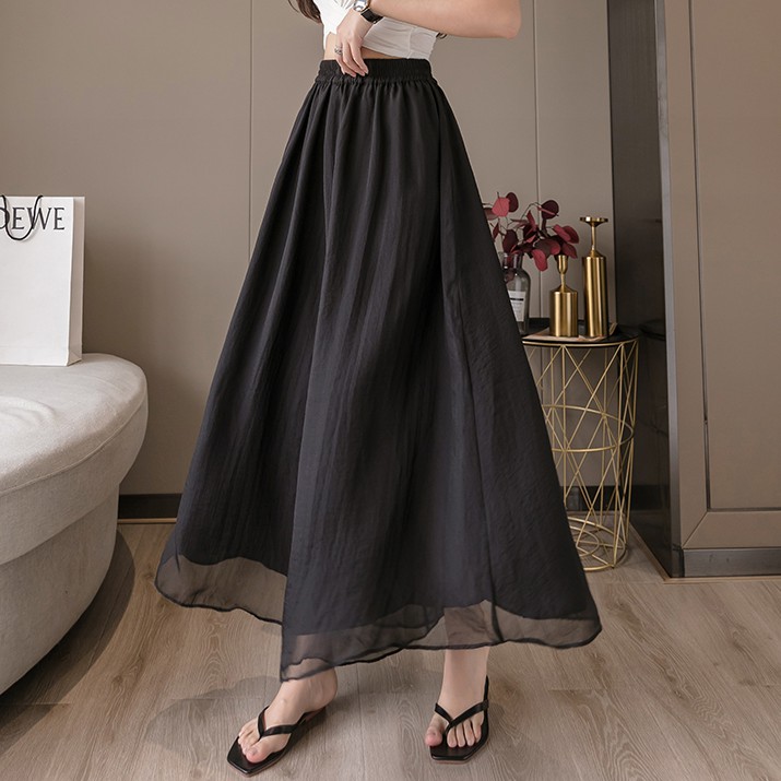 Real shot spring new ladies trousers, chiffon trousers, wide-leg pants, culottes | BigBuy360 - bigbuy360.vn