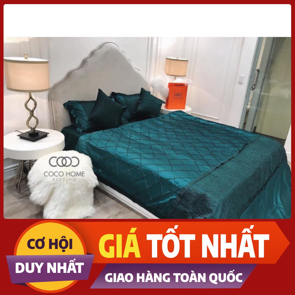 Bộ chăn ga gối cưới lụa Luxury nhập khẩu cao cấp