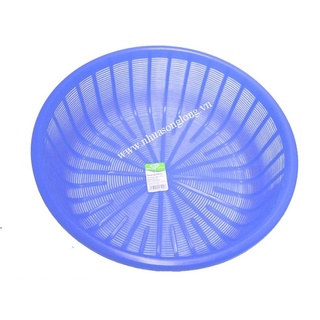 Rổ rá nhựa song long dùng vo gạo, rửa rau, đựng hoa quả - rá nhựa đa năng 26cm