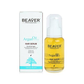 Tinh dầu dưỡng bóng tóc dầu Argan Beaver Argan Oil Hair Serum 50ml