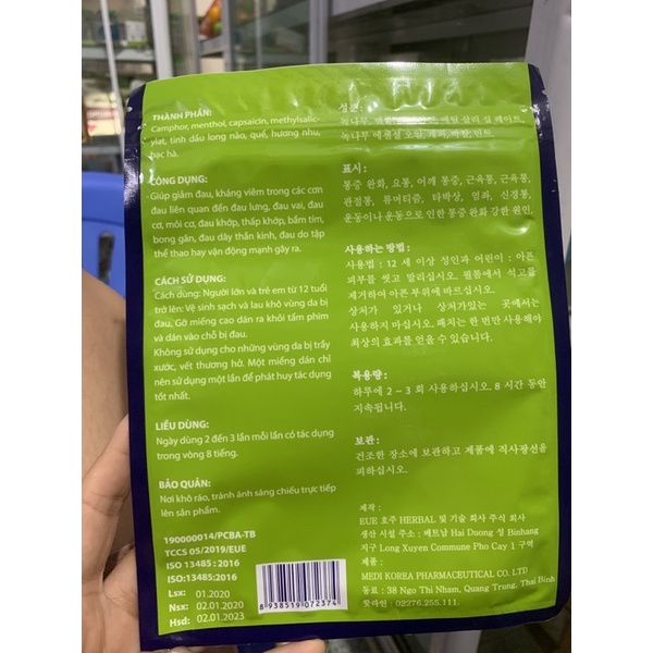 Dán Giảm đau Osama cico