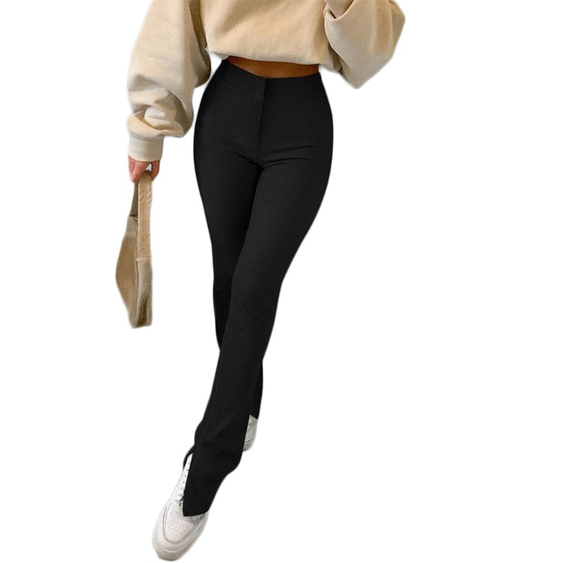 Quần Legging Lưng Cao Co Giãn Màu Sắc Đơn Giản Thanh Lịch Dành Cho Nữ