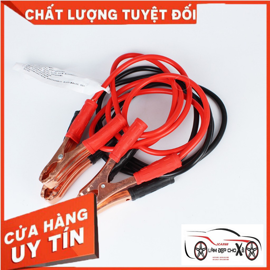 Bộ dây câu bình LOẠI NHỎ ắc quy 500amp gồm 2 dây