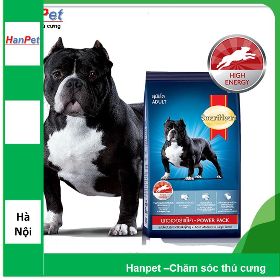 Thức ăn cho chó phát triển chiều cao Smartheart Power pack gói 3 kg (hanpet 217b)