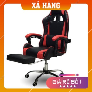 <SALE SỐC> Ghế chơi game + Ngả Lưng + Gác Chân – GX01 (shopmh59 - shopmm - vmeai)