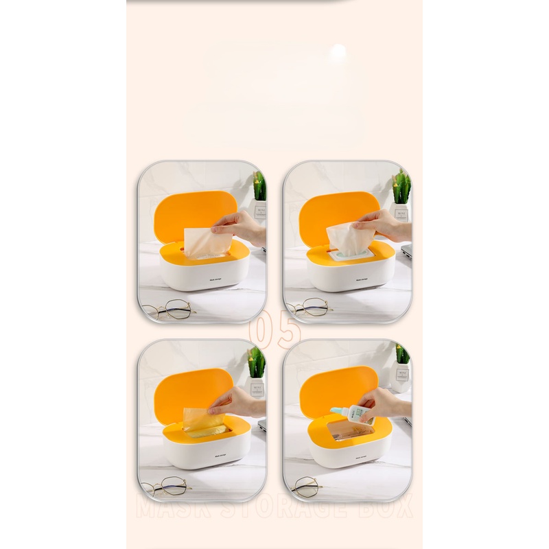 Hộp Đựng Khăn Giấy Chống Bụi Và Ẩm Tiện Dụng Cho Gia Đình