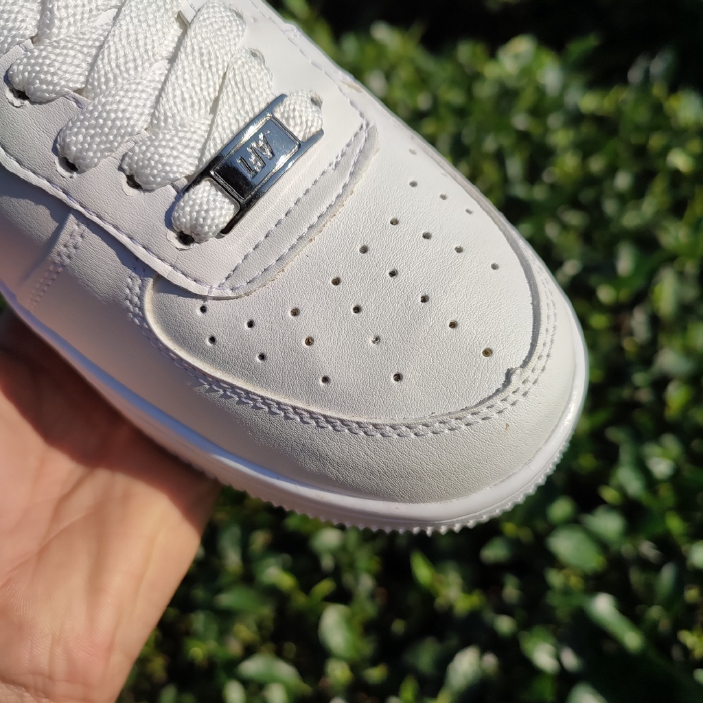 Giày af1 trắng full , giày air force 1 trắng cho  nam nữ cực hot dễ phối đồ đi học đi chơi | BigBuy360 - bigbuy360.vn