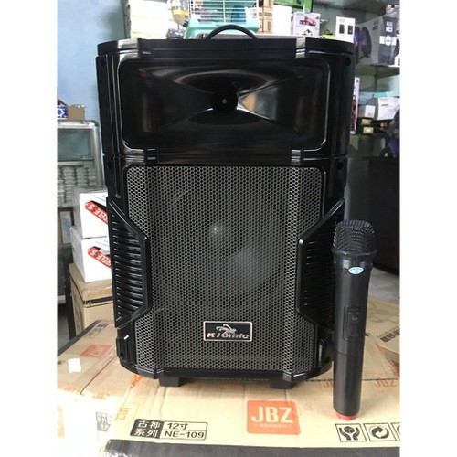 LOA KÉO KARAOKE KIOMIC K108 tặng mic không dây - K108