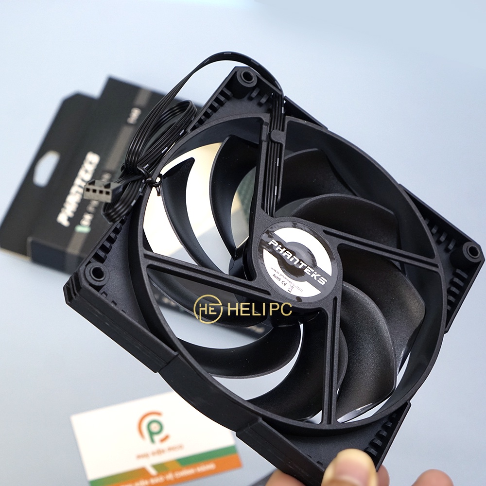 Quạt tản nhiệt case máy tính Phanteks MetallicGear Skiron Black 140mm 1500 RPM - Quạt fan case Phanteks 14cm