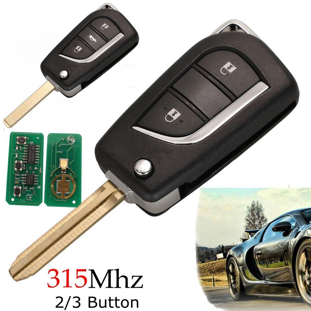 Chìa Khóa Điều Khiển Từ Xa 315Mhz Bền Bỉ Chuyên Dụng Cho Xe Hơi Toyota Carrolla