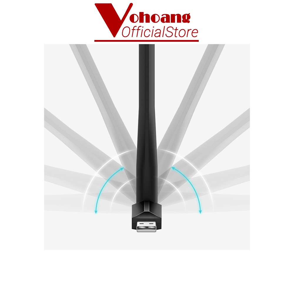 USB WiFi TPLINK Archer T2UPlus Băng Tần Kép Độ Lợi Cao AC600