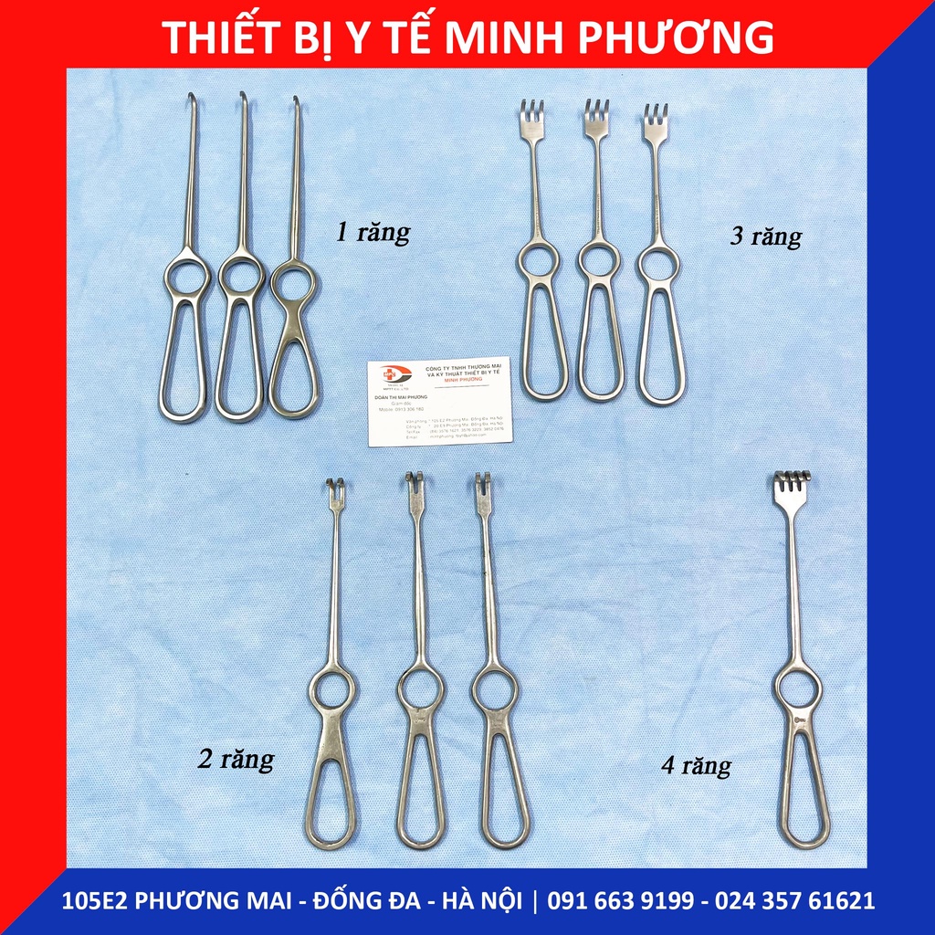 Cào 1, 2, 3, 4 răng đầu nhọn, tù