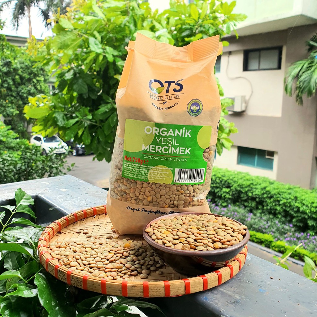 Đậu lăng xanh hữu cơ OTS Organik 500g