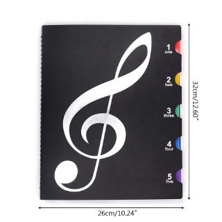 for Creative A4 Music Book Folders Piano Multi Function Score Practical File Hol