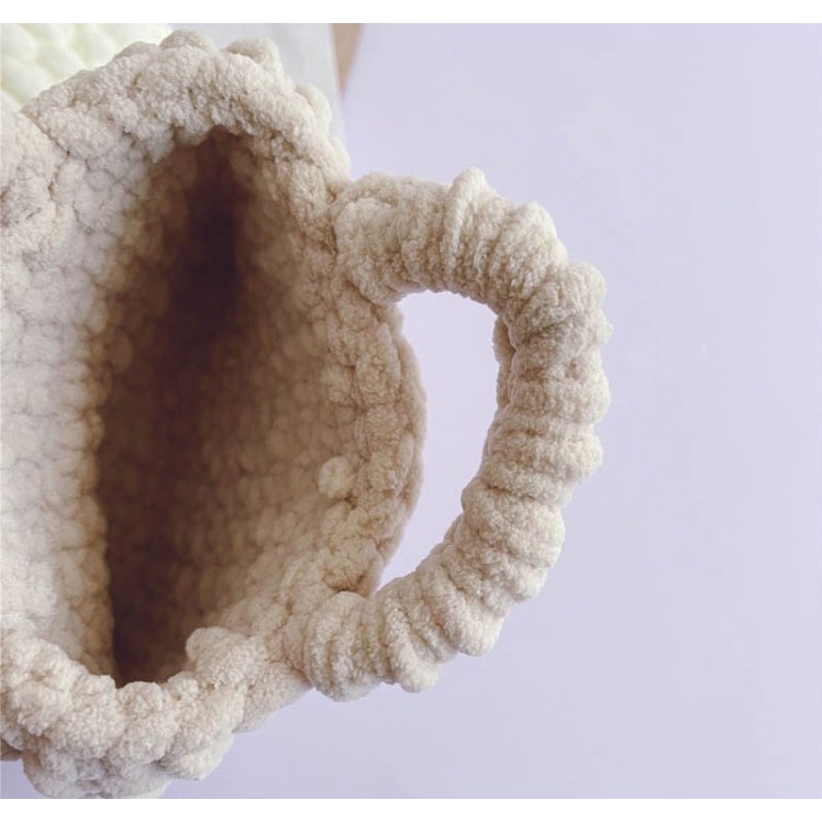 Túi đeo chéo nhỏ đan len thời trang cho trẻ em