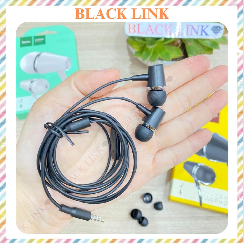 Tai Nghe Chính Hãng HOCO M34 Có Micro Chân Tròn 3.5mm Bass Mạnh Nhét Tai Chống Ồn In Ear Chơi Game Nghe Nhạc Đàm Thoại