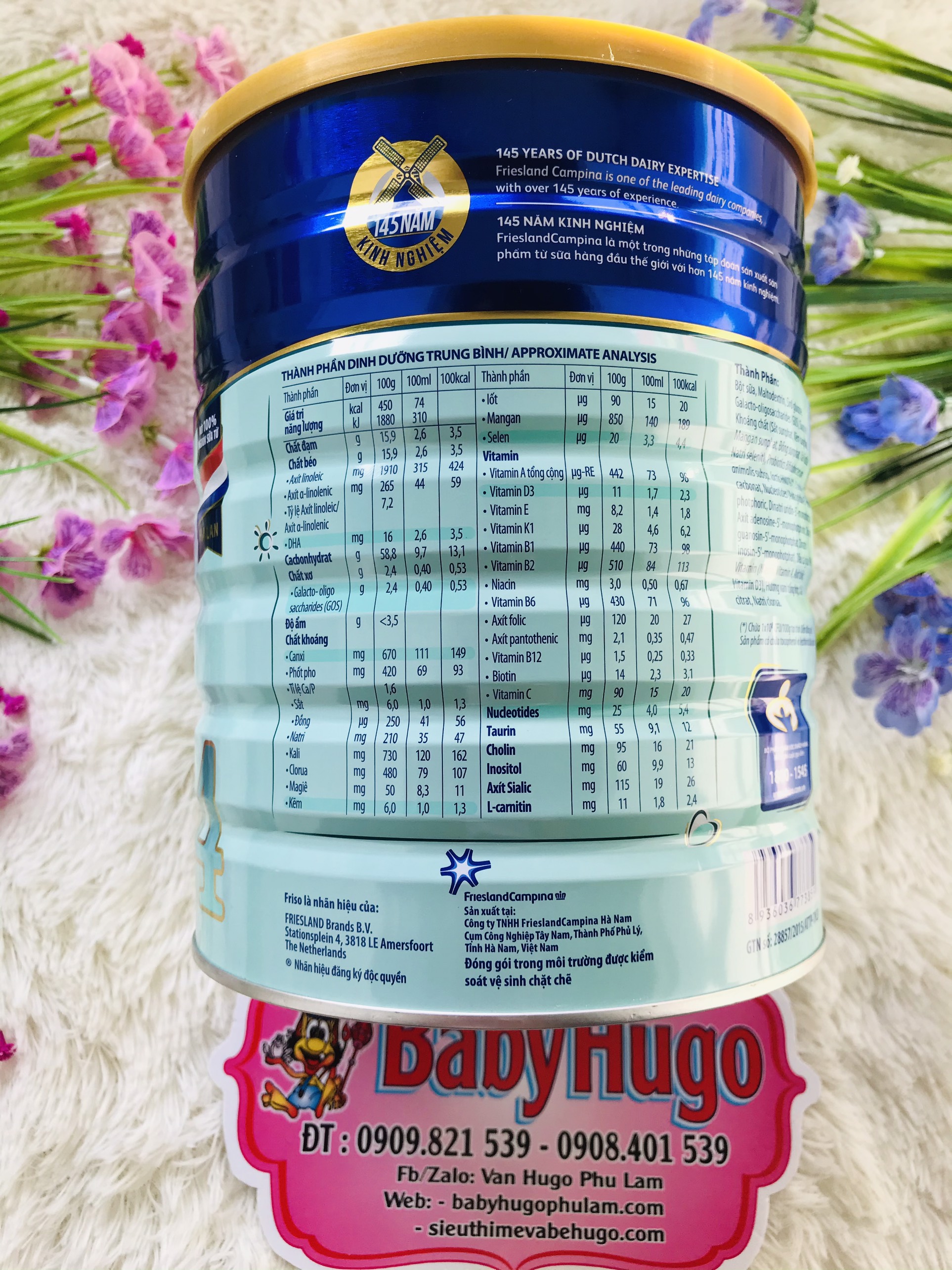 Sữa Friso Gold 4  900g/1.5kg  cho trẻ 2-6 tuôi