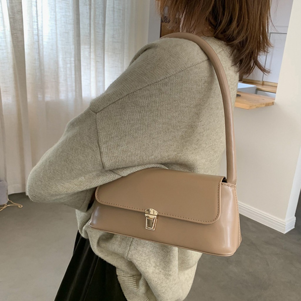 Túi xách nữ da mềm trơn thời trang Punthezy - Thiết kế phong cách hàn quốc kẹp lách đi chơi / đi làm công sở trẻ trung | BigBuy360 - bigbuy360.vn