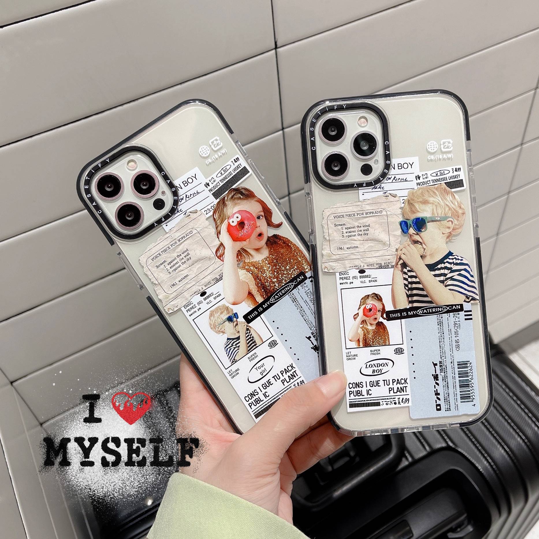 Ốp Lưng case iphone 11 pro max case cover iphonoe 6 plus iphone 12 pro max case iphone 7 plus cover iphone 8 plus iphone xr iphone xs max iphone cover 6s iphone se2020 Hình Bé Trai Bé Gái Phong Cách Âu Mỹ Cho