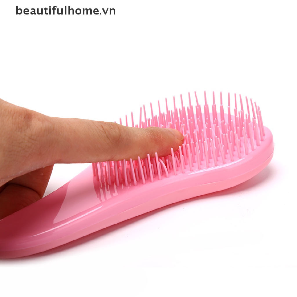 (Hàng Mới Về) Lược Chải Tóc Chống Tĩnh Điện Thiết Kế Tay Cầm Thuận Tiện