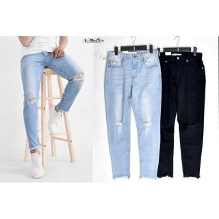 QUẦN JEAN NAM RÁCH GỐI NHIỀU MÀU SẮC
