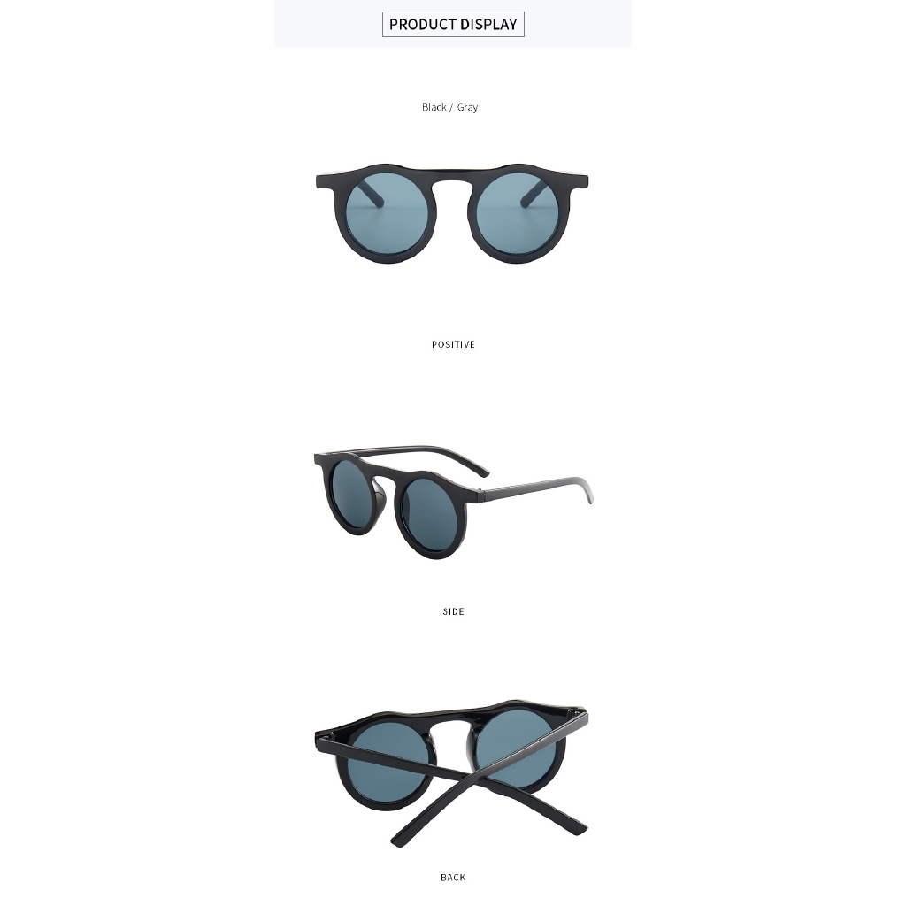 Kính Mát Gọng Tròn Phong Cách Retro