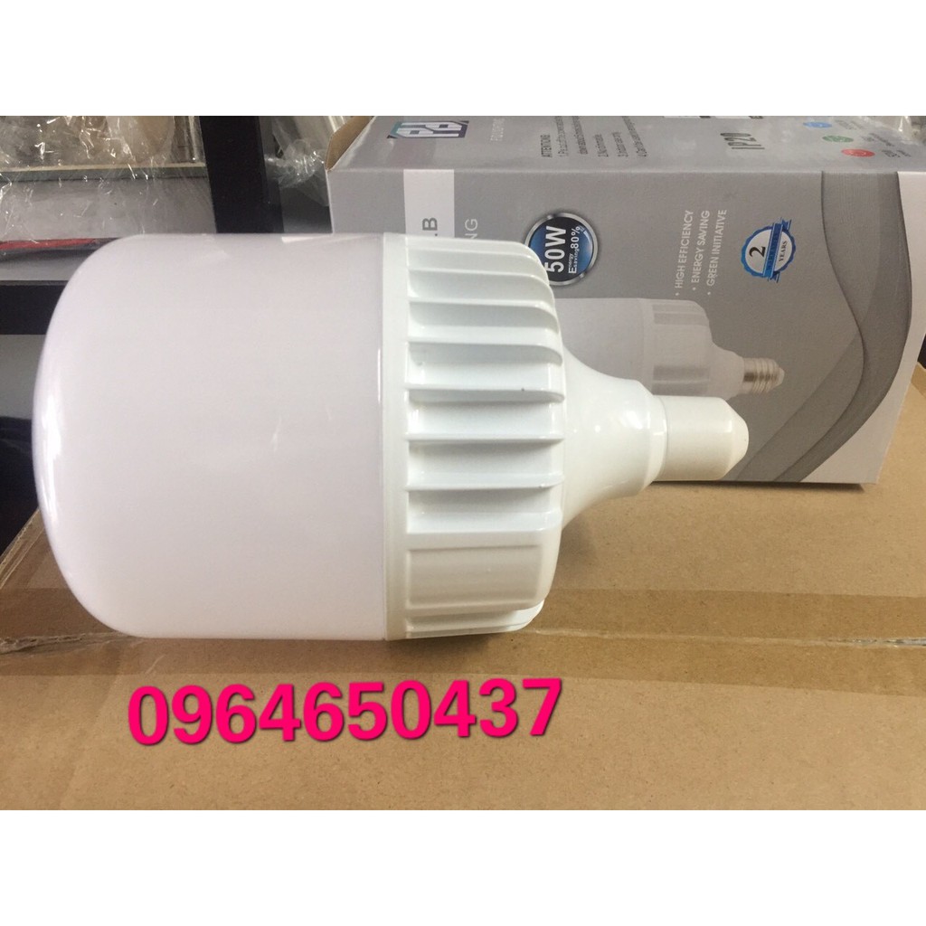 Bóng Đèn Led Tròn Buld Trụ Đế Nhôm Tản Nhiệt Cao Cấp (50w, 40W, 30w, 20w) Siêu Sáng. Bảo Hành 2 năm | BigBuy360 - bigbuy360.vn