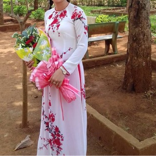 Thanh lý áo dài cành đào size M
